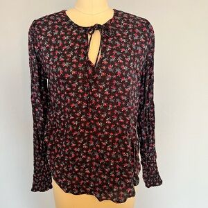 Lucky Brand Small blue floral Blouse
